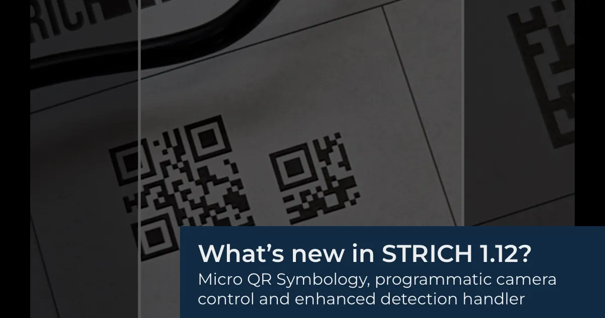 Preview image for blog post "What’s new in STRICH 1.12?"