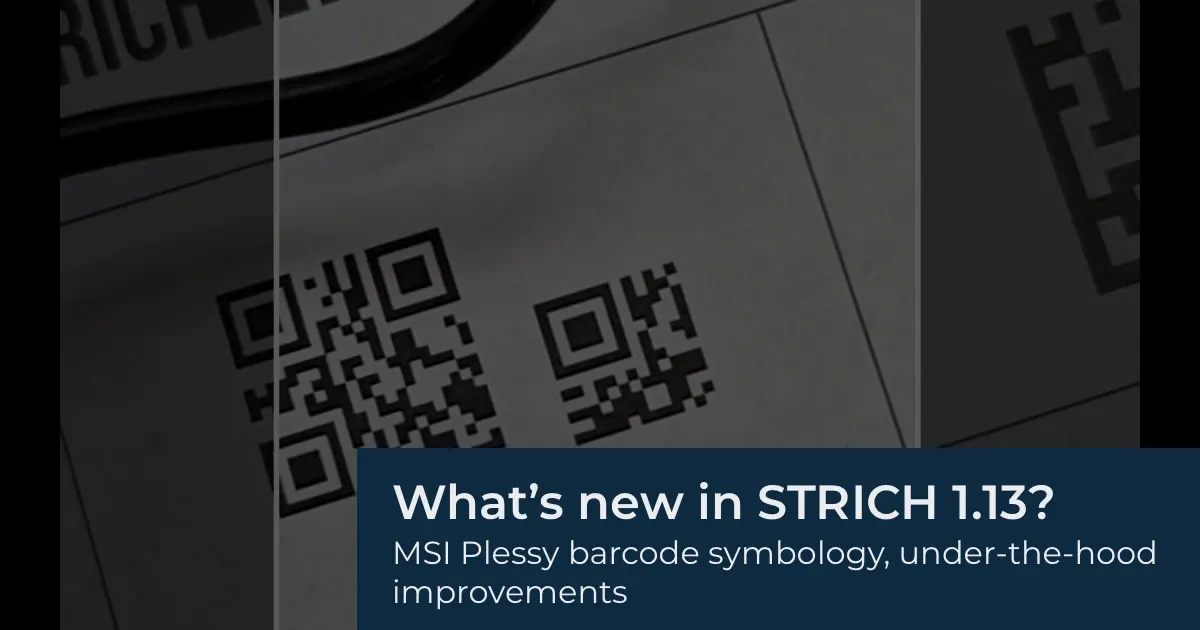 Preview image for blog post "What’s new in STRICH 1.13?"