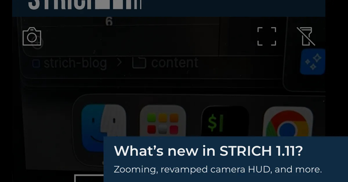 Preview image for blog post "What’s new in STRICH 1.11?"
