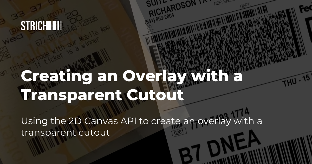 Preview image for blog post "Creating an Overlay with a Transparent Cutout"