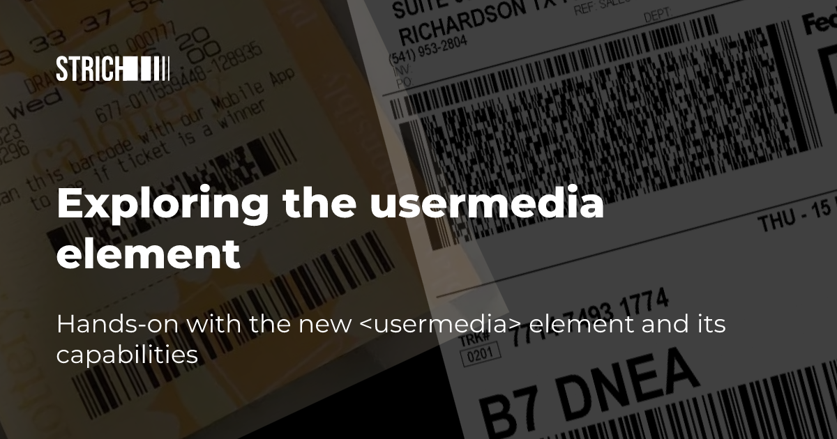 Preview image for blog post "Exploring the usermedia element"