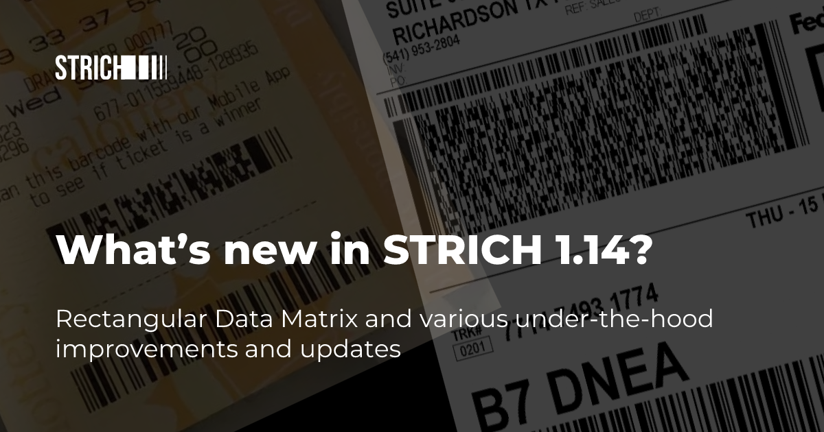 Preview image for blog post "What’s new in STRICH 1.14?"