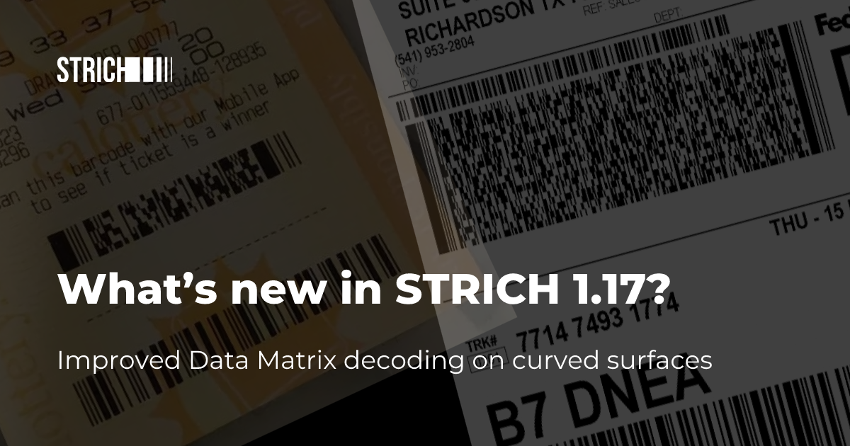 Preview image for blog post "What’s new in STRICH 1.17?"