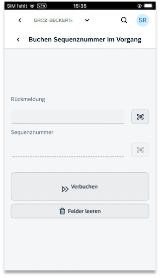 Groz-Beckert App Screenshot 1